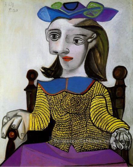 Le chandail jaune Dora 1939 cubisme Pablo Picasso Peintures à l'huile